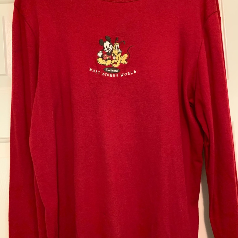 Ladies Disney L Mickey Mouse Long Sleeve Shirt